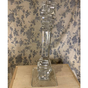 Towle Lead Crystal Candlestick 11.75" tall Candle Holder Czech Republic TOC41